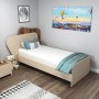Suave enkelsng 190 x 90 cm - Valnt/beige