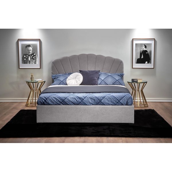 Cadre de lit Mistral 160x200 cm - Gris Cadre de lit Mistral 160x200 cm - Gris