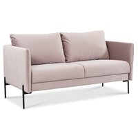 Kingsley 2,5-sits soffa - Ljusrosa sammet Kingsley 2,5-sits soffa - Ljusrosa sammet