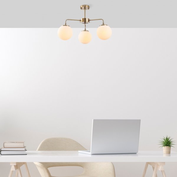 Viran taklampa 10996 - Vintage/vit Viran taklampa 10996 - Vintage/vit