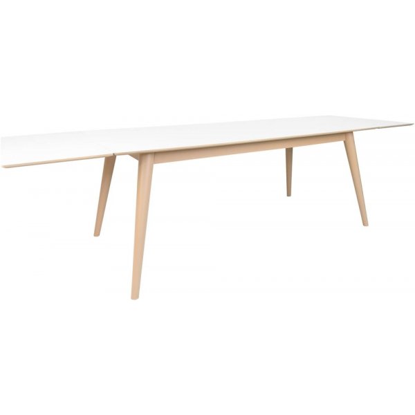 Copenhagen Matbord - Vit/natur - 195/285x90 Copenhagen Matbord - Vit/natur - 195/285x90