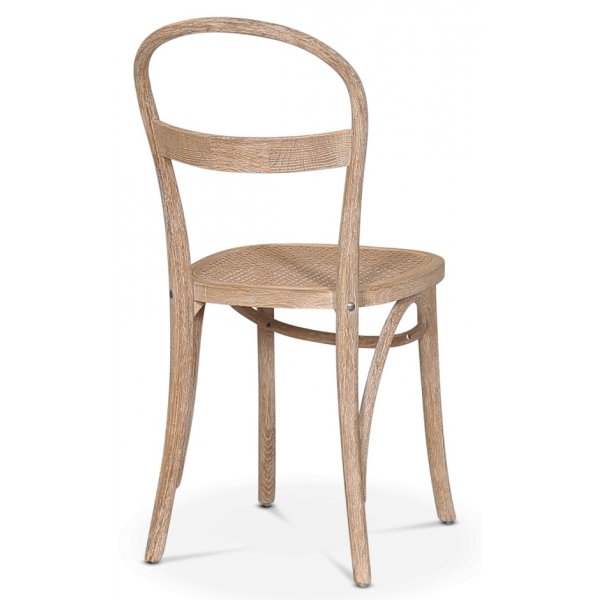 Danderyd No.16 stol - Vitpigmenterad ek/rotting Danderyd No.16 stol - Vitpigmenterad ek/rotting