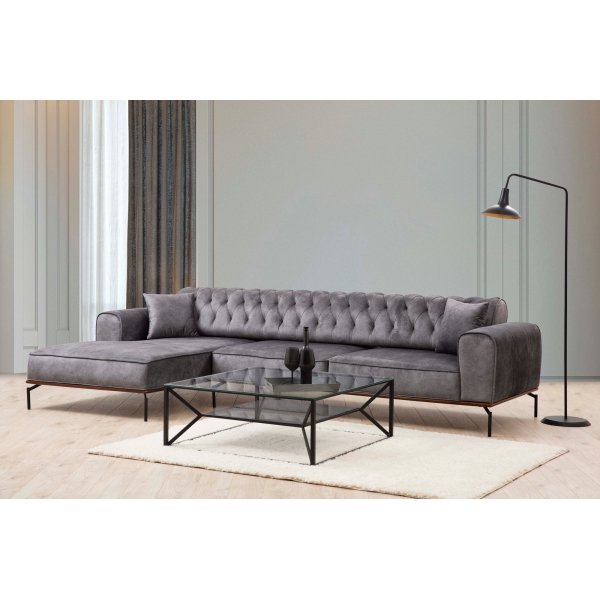 Siesta divansoffa - Antracit