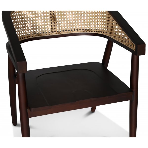 Skaraborg karmstol - Brun mahogny/rotting Skaraborg karmstol - Brun mahogny/rotting