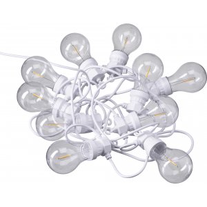 Guirlande lumineuse lumineuse pour extrieur - 8,7 m - Blanc