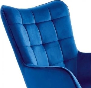 Fauteuil Ingeborg - Bleu/or Fauteuil Ingeborg - Bleu/or