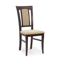 Kara stol - mörk valnöt/beige Kara stol - mörk valnöt/beige