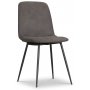 Seat matgrupp, runt matbord med 4 st Smokey matstolar - Vit/Vintage