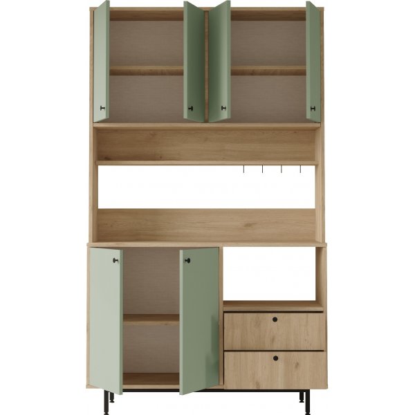 Royce köksskåp 7 - Ek/grön Royce köksskåp 7 - Ek/grön