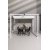 Pergola Lazio 248 x 295 x 295 cm - Blanc