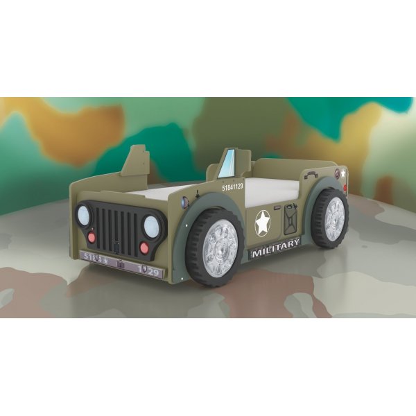 Jeep Army - Bilsäng - 90 x 190 cm Jeep Army - Bilsäng - 90 x 190 cm