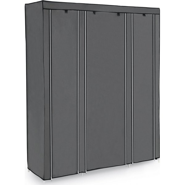 Prescott garderob 150 x 175 cm - Grå Prescott garderob 150 x 175 cm - Grå