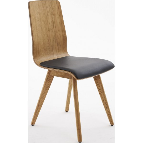 Chaise de salle à manger Cleo avec assise rembourrée - Couleur optionnelle du cadre et du rembourrage Chaise de salle à manger Cleo avec assise rembourrée - Couleur optionnelle du cadre et du rembourrage