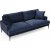 Papira 3-sits soffa - Marinblå