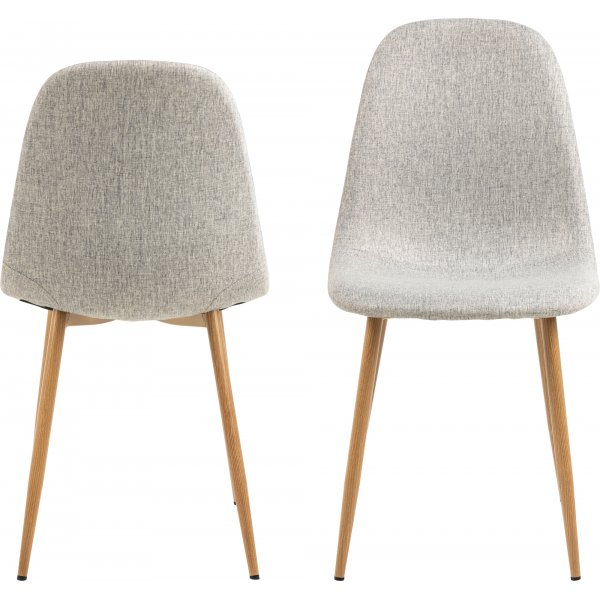 Celia matstol - Grå/ek Celia matstol - Grå/ek