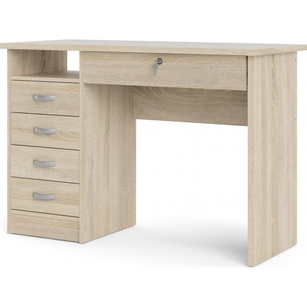 Bureau Function Plus avec 4 tiroirs 109,3 x 48,5 cm - Chêne Bureau Function Plus avec 4 tiroirs 109,3 x 48,5 cm - Chêne