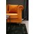 Canap chesterfield 3 places Churchill - Velours orange
