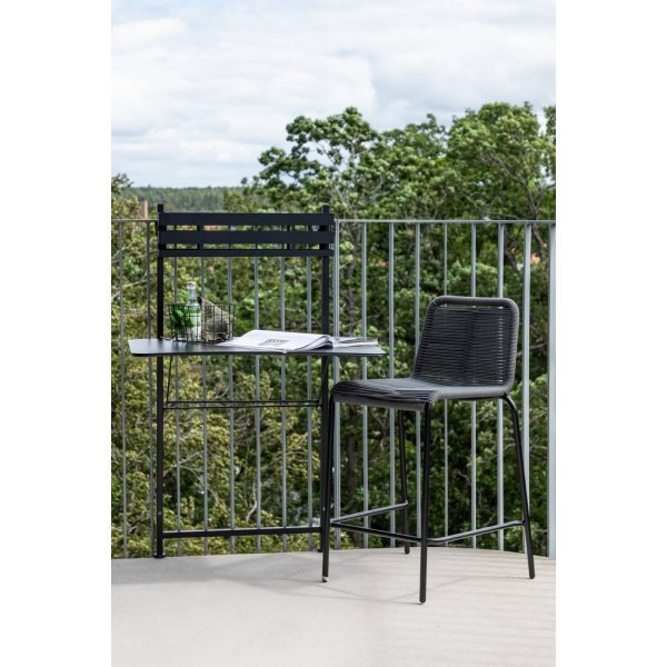 Table de balcon Borno - Noir