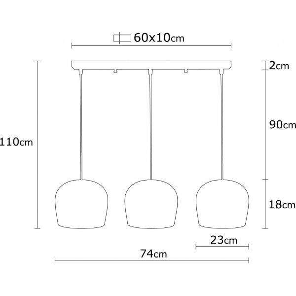 Plafonnier Berkeley N-1410 - Noir