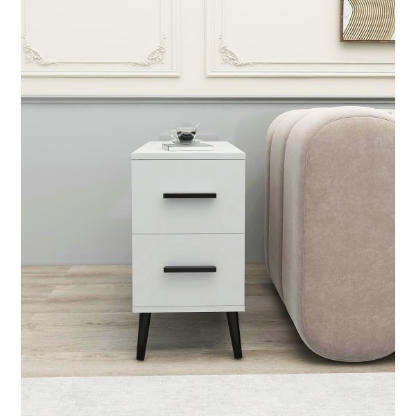 Eilandbijzettafel - Wit Eilandbijzettafel - Wit