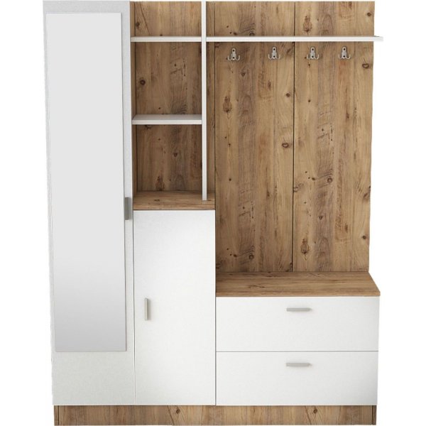 Meuble salle de sagesse - Pin/blanc Meuble salle de sagesse - Pin/blanc