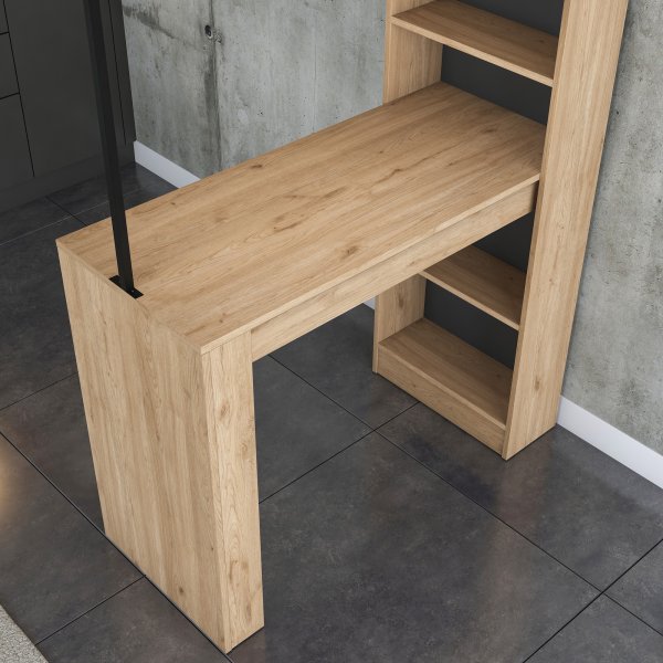 Jesper kksbord - Valnt/svart