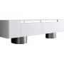 Bohem mediabnk - Vit/silver