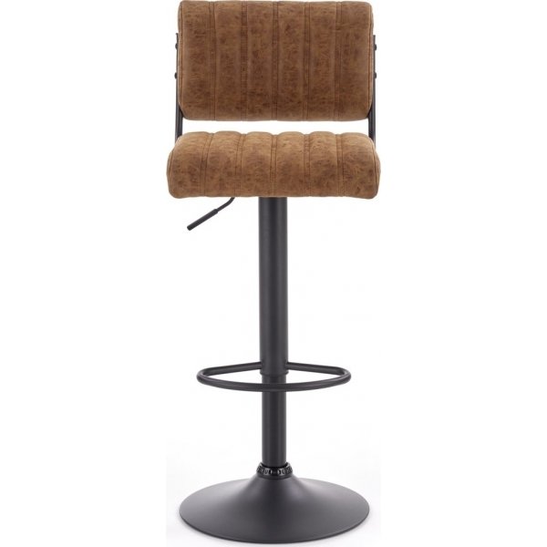 Hester barstol i brun vintage PU + Fläckborttagare för möbler Hester barstol i brun vintage PU + Fläckborttagare för möbler