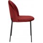Khloe stol - Bordeaux sammet