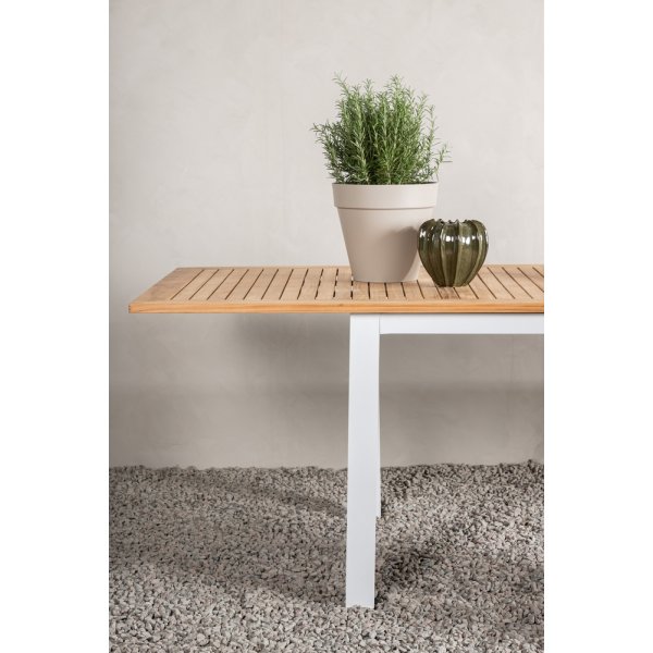 Panama matbord 224 x 100 cm - Natur/Vit Panama matbord 224 x 100 cm - Natur/Vit