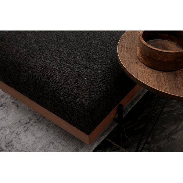 Liva divansoffa höger - Antracit/koppar Liva divansoffa höger - Antracit/koppar