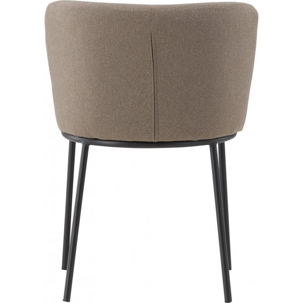 Edina matstol - Brun/svart