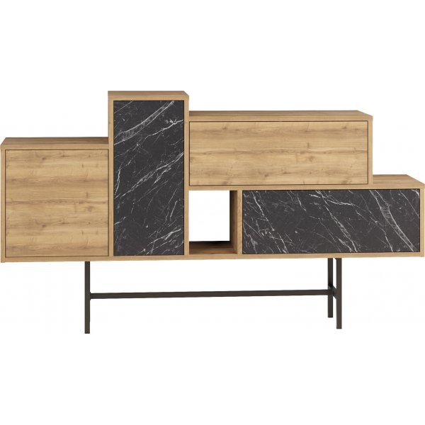 Hermes sknk - Tr/svart marmor
