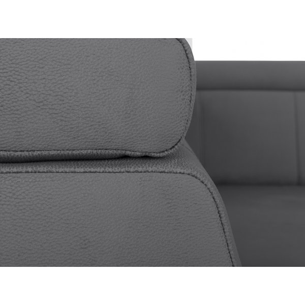 Canapé d\\\'angle Lone avec bout ouvert à droite - Gris Canapé d\\\'angle Lone avec bout ouvert à droite - Gris