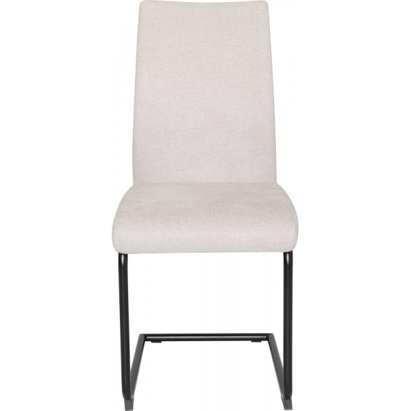 Stella eetkamerstoel - Beige/zwart