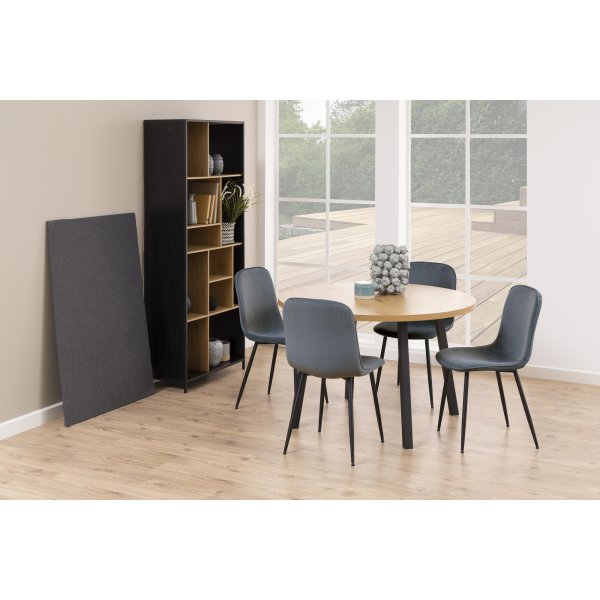 Chaise de salle  manger Delmy - Gris