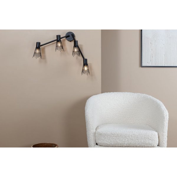 Nysttra vgglampa 4 - Svart