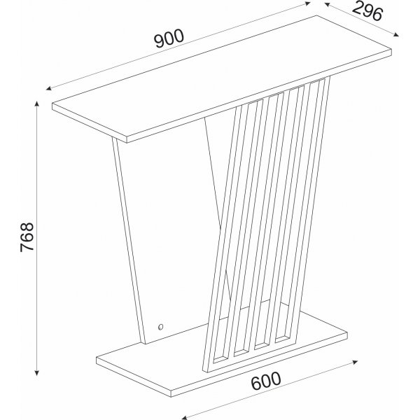 Table relief par gravité - Noir/or Table relief par gravité - Noir/or
