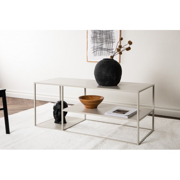 Table basse Trène 120 x 50 cm - Beige Table basse Trène 120 x 50 cm - Beige