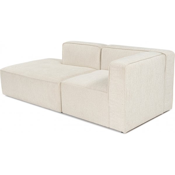 More 2-sits soffa med ppet avslut vnster - Cream