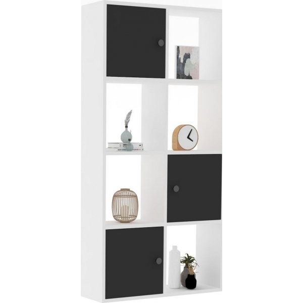 Une étagère - Blanc/anthracite Une étagère - Blanc/anthracite