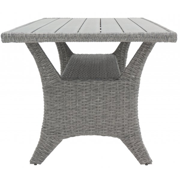 Tor utesoffgrupp med matbord i rotting - Grå konstrotting Tor utesoffgrupp med matbord i rotting - Grå konstrotting