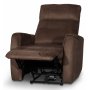 Enjoy Elof el Recliner med USB - Brunt Ecolder