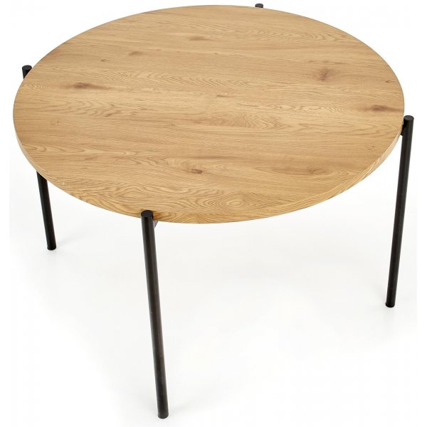 Tanzi matbord 120 cm - Ek/svart