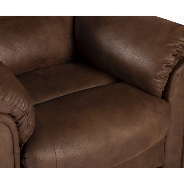 Vera fåtölj i brunt microfiber Vera fåtölj i brunt microfiber