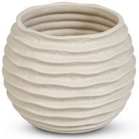 Kruka Vågor H18,5 cm - Beige Kruka Vågor H18,5 cm - Beige