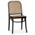 Tone svart stol med rotting i rygg och sits + Möbelvårdskit för textilier
