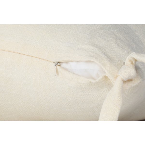 Nora kussenhoes 60 x 60 cm - Wit Nora kussenhoes 60 x 60 cm - Wit