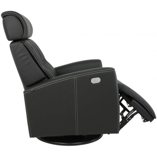 Fauteuil inclinable électrique Milan - Noir Fauteuil inclinable électrique Milan - Noir