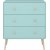 Commode large Gaia - Vert menthe